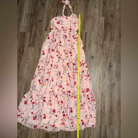 Aakaa Pink Floral Maxi Dress - Picture 10 of 11